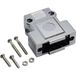 BKL ELECTRONIC 25-polige SUB-D kap 10120249 kunststof, metallic 180 ° zilver 1 stuk