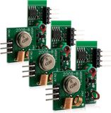 kwmobile 3x 433 MHz zender- en ontvanger radio module