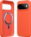 kwmobile telefoonhoesje geschikt voor Google Pixel 11 Pro XL - Hoesje met magneet compatibel met MagSafe - Smartphone case in neon koraal