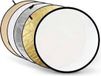 Godox RFT-06 Réflecteur de lampe 5-en-1 Or, Argent, Or doux, Blanc, Translucide