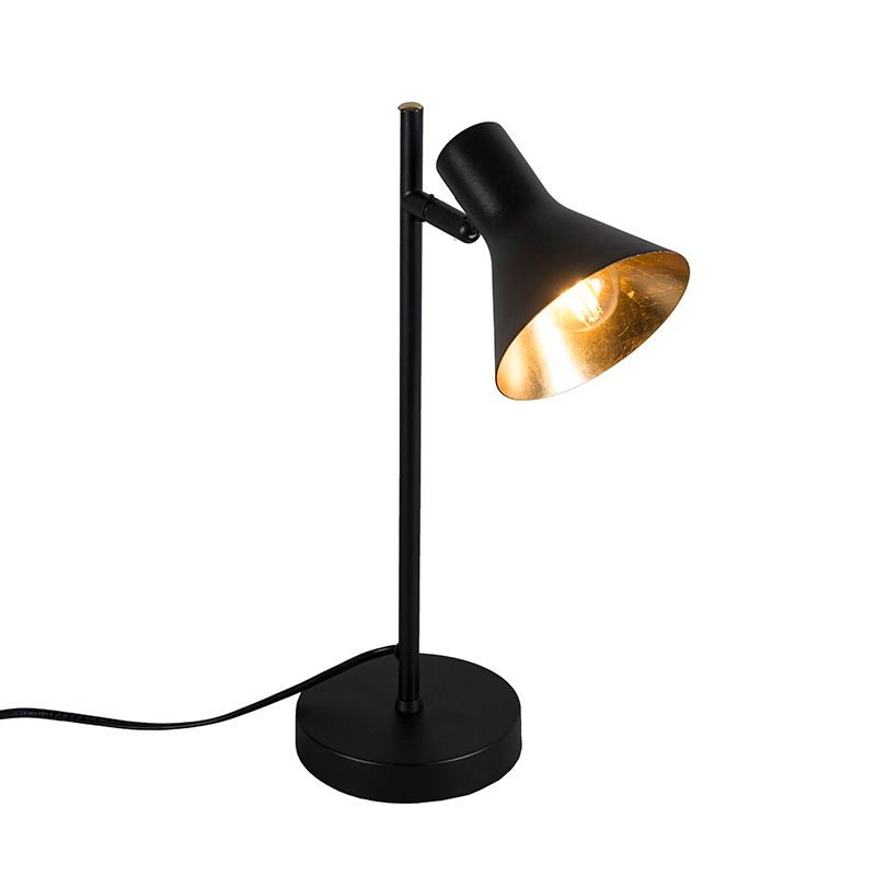 Trio Tafellamp Nina zwartgoud E14 28W