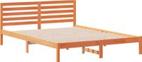 vidaXL Bedframe Wasbruin Massief Grenenhout 160 x 220 cm