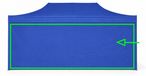 ALU Premium Paroi latérale pour tonnelle pliante 8m Bleu