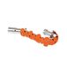 POLISPORT ARMADILLO HEAD 22 cm universele 4-takt uitlaatbescherming, roestvrij staal/elastomeer, oranje