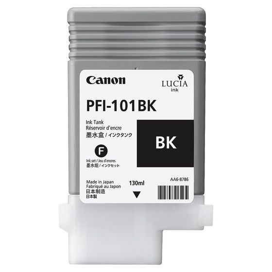 Canon PFI-101BK Inktcartridge Origineel Zwart 130ml