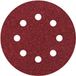 Wolfcraft - 5 disques velcro pour bois/métal, Ø 125 mm, grain 40