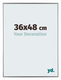 Your Decoration - Cadre photo 36x48 cm - Plastique - Argent brillant - Evry