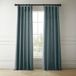 HPD Half Price Drapes Italiaanse linnen gordijnen voor slaapkamer en woonkamer 120 inch lange kamer verduisterende gordijnen (1 paneel), 50W x 120L, Zweden blauw