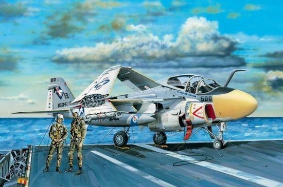 Hobbyboss 1:48 Schaal"A-6E Intruder" Model Kit (Grijs)