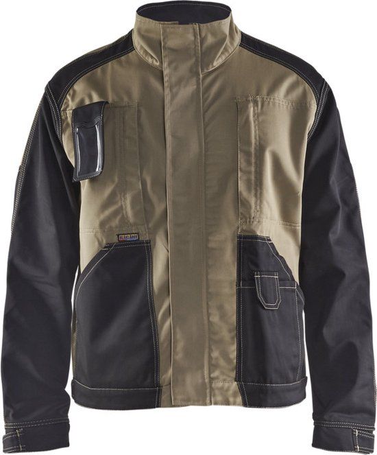 Blåkläder Blaklader Profieljack. Ongevoerd 4063-1860 - Khaki/Zwart - XXL