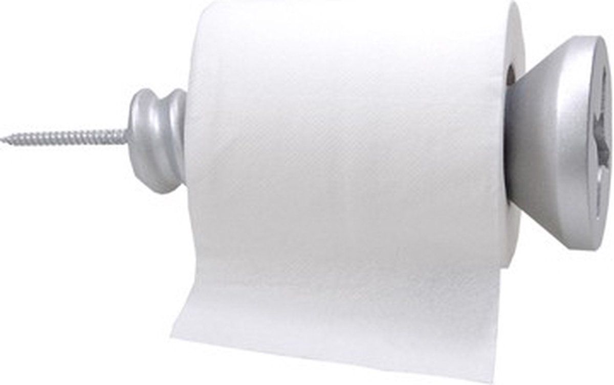 MadDeco Antartidee Toiletrolhouder - Schroef - Polystone - Italiaans Design - Handgemaakt