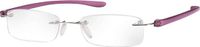 Eschenbach Leesbril Randloos-2913120-Paars -+2.00