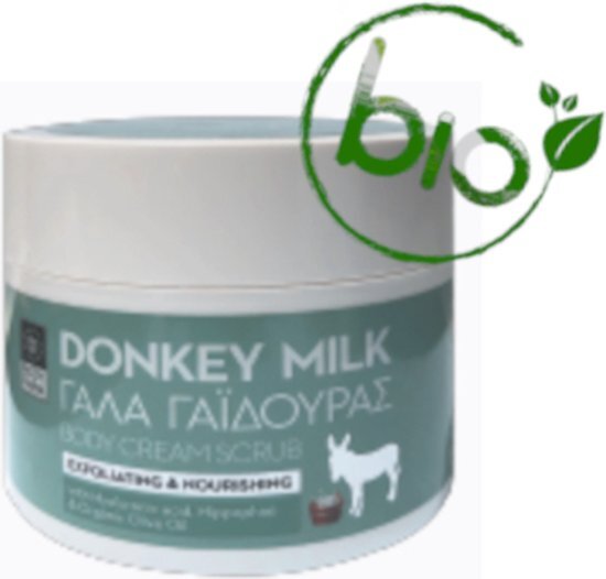 Body Milk - Bodyscrub - 200ml - Biologisch - Parabenen vrij - Ezelinnenmelk - Alo&#235; vera