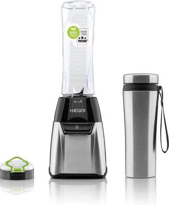 Haeger Sports blender - 350 W - 600 ml Tritan beker - isoleerkan