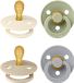 BIBS Colour Fopspeen - 0-6 mdn - 4-pack - Symmetrisch - Ivory/Sage/Vanilla/Cloud