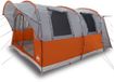 vidaXL Autotent 4-persoons waterdicht grijs en oranje