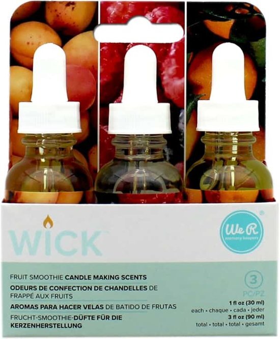 We R Memory Keepers - Wick scents fruit smoothie - per 3 verpakt