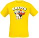 Superman 2025 - Krypto The Superdog Heren T-shirt - geel - M