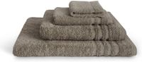 BYRKLUND drap de bain 70x140 cm - Taupe - Ensemble de 5