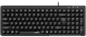 GENIUS LuxeMate 120, sans fil, USB, avec fonction Copilot, noir, disposition du clavier : tchèque + slovaque