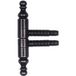 SFS Intec Bande à percer avec tête décorative 13 mm, acier noir antique
