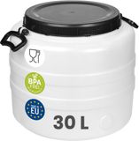 Garronda 30L Vat met wijde hals - Wit