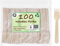 DID Wegwerp vorken - 100 stuks - Hout - Bruin