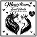 Monochrome Saint-Valentin Monochrome Saint-Valentin Livre de Coloriage pour adultes