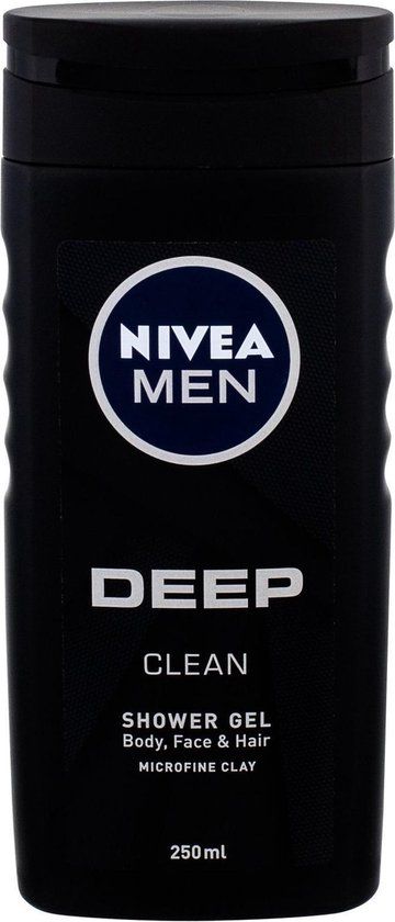 NIVEA Deep Clean Serie - Douchegel - Geraffineerde Klei - Verfrissend - Houtachtige Geur