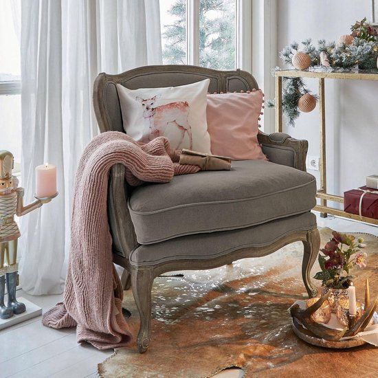LOBERON Fauteuil Kingswinford grijs