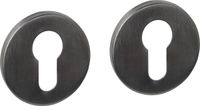 Intersteel Cilinderrozetten verdekt ø52x6mm PVD antraciet