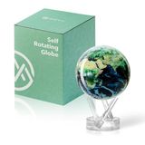 MOVA Zelfdraaiende Globe, Aarde met Wolken Classic (4.5")