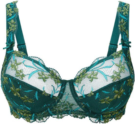 LingaDore Beugel BH - Plus Size - 85G - Pine green