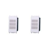 Elektronova Bell 6A 230V wit compatibel Vimar Plana Kit 2 stuks 1601