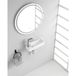 Wiesbaden Wiesbaden Trim - Mini Fontein - Links - 38x14x8cm - Keramiek - Glans Wit