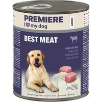 PREMIERE Best Meat Adult Calf with Rice Wet Dog Food 6x800g
