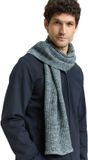 Tom Tailor - Sjaal van katoen - Maat ONESIZE - navy green multicolor