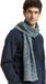 Tom Tailor - Sjaal van katoen - Maat ONESIZE - navy green multicolor