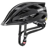 uvex i-vo cc MIPS - lichte allround helm voor dames en heren - MIPS-systeem - uitbreidbaar met LED-verlichting - black-plum - 52-57 cm