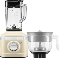KitchenAid Artisan K400 - Amandelwit + Citruspers Opzetstuk