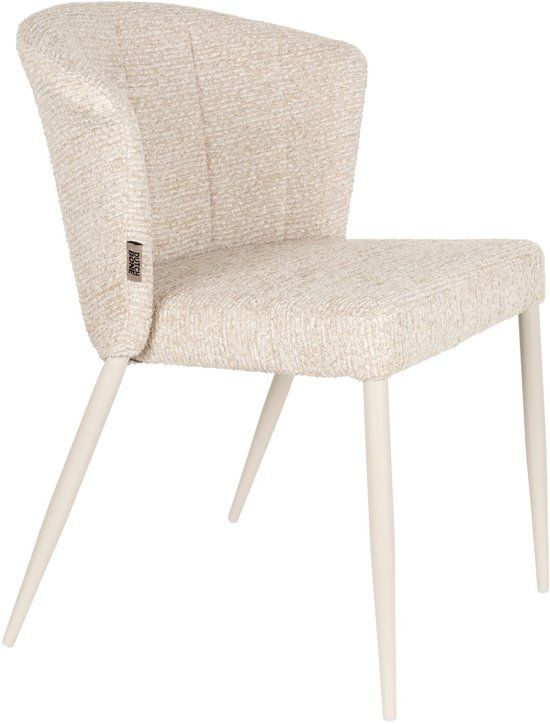 Dutchbone Georgia Eetkamerstoelen Beige - Set van 2
