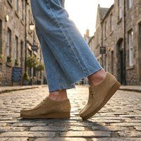 Clarks Wallebee Evo beige Suede