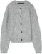 VERO MODA gilet en laine gris chiné