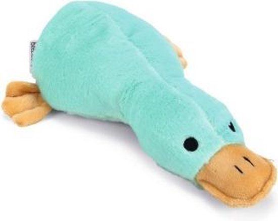 Beeztees Eend Peppin Hond Knuffel - Lichtblauw - 36 x 23 x 9 cm