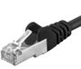 PremiumCord SP6ASFTP015C Netwerkkabel Zwart 1,5 m Cat6a SF/UTP (S-FTP) Rond