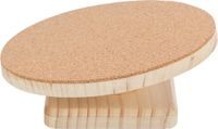Trixie Loopschijf Hamsters Hout Kurk Knaagdierspeelgoed 22 cm