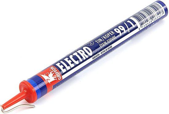 Griffon Electro Soldeertin | Tin/Koper Kokertje 99/1 Harskern 1,5 mm - 3 meter