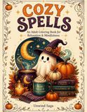 COZY SPELLS: An Adult Coloring Book for Relaxation & Mindfulness