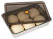 Boîte alimentaire acier inoxydable avec couvercle - 33 x 23 x 7 cm - 3800 ml - Hermétique