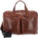 LEONHARD HEYDEN Leren business tas met laptopvak Porto RV-Aktenmappe 1 Fach 7810 Braun bruine